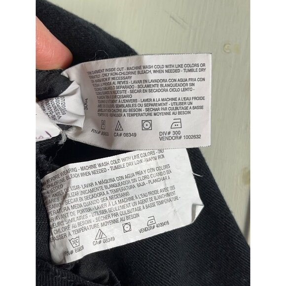 Gloria Vanderbilt Amanda Jeans Black Bundle 2 Classic Basic Petite Crop Women 8P - Picture 10 of 10